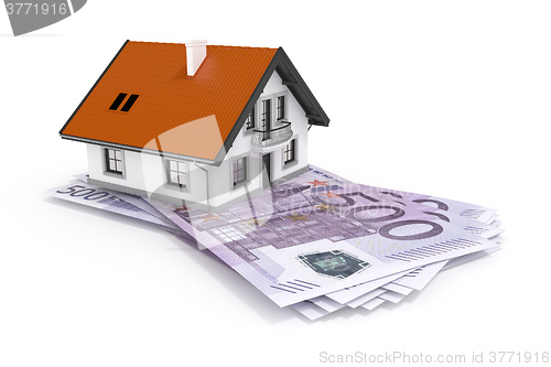 Image of house and money