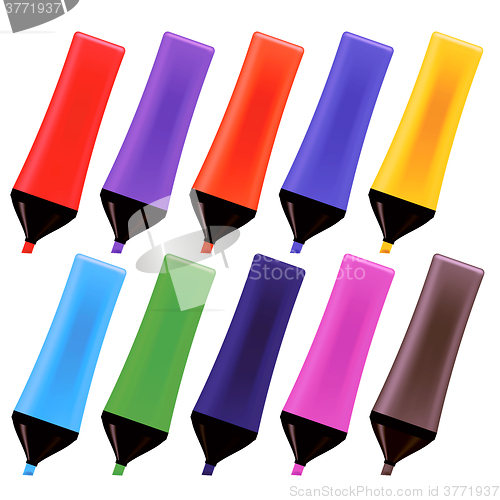 Image of Set od Colorful Markers
