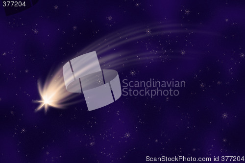 Image of shooting star