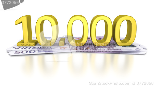 Image of 500 Euro banknotes