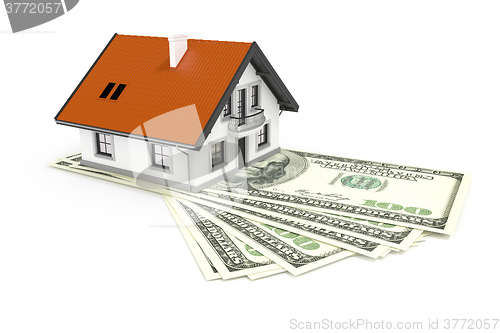 Image of house and money