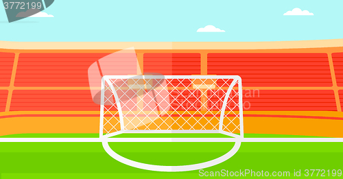 Image of Background of soccer stadium.