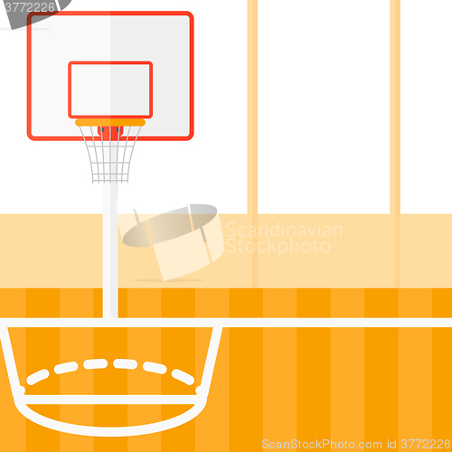 Image of Background of basketball court.