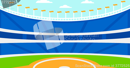 Image of Background of baseball stadium.