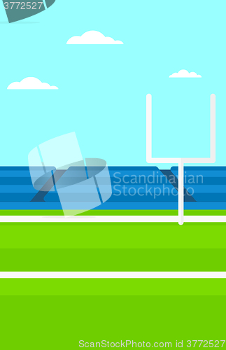 Image of Background of rugby stadium.
