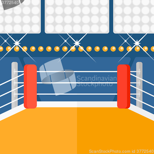 Image of Background of boxing ring.