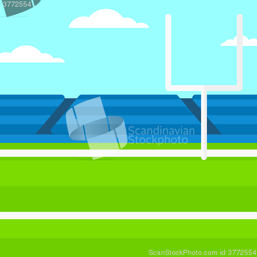 Image of Background of rugby stadium.