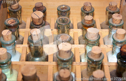 Image of old medicine bottles