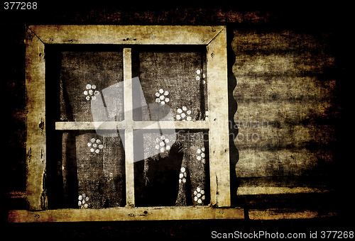 Image of old grunge window