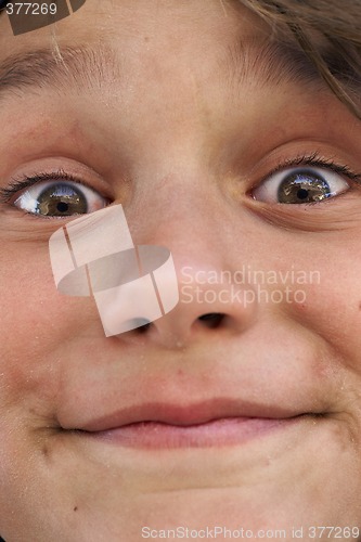 Image of just a boys face