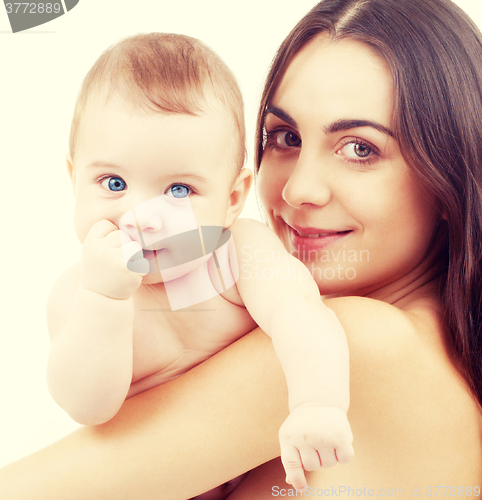 Image of baby and mother