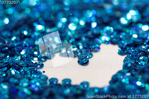 Image of Blue sequin