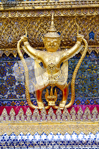 Image of demon in the temple bangkok asia   thailand  