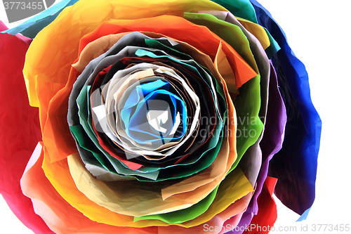 Image of color paper roll background