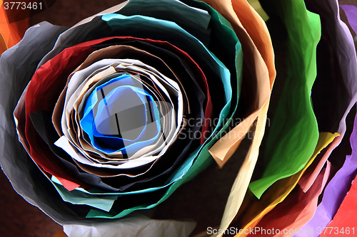 Image of color paper roll background