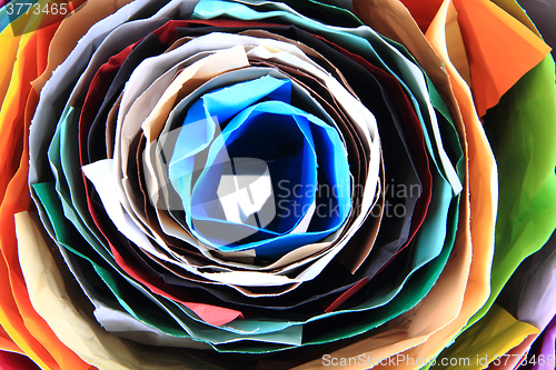 Image of color paper roll background