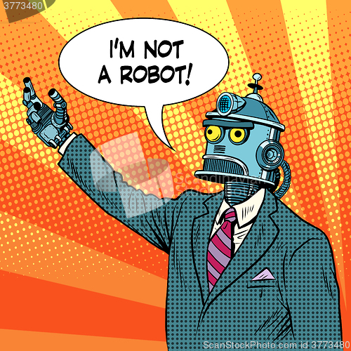 Image of robot leader politician