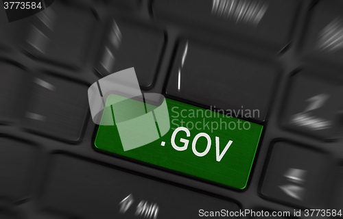 Image of Computer key green - .gov