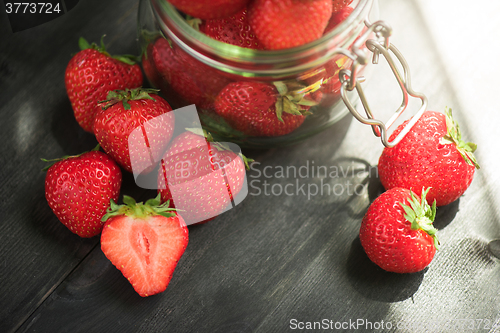 Image of Fresh ripe strawberry