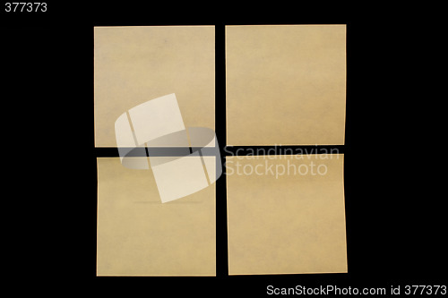 Image of Four post-it