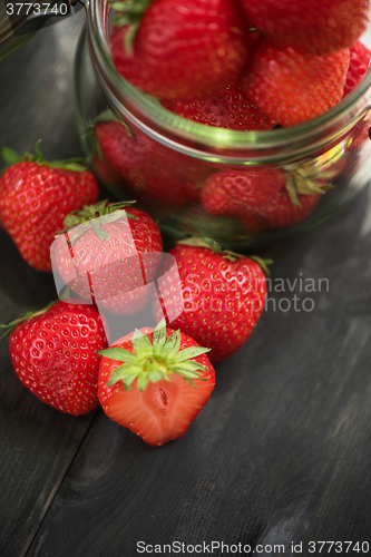 Image of Fresh ripe strawberry
