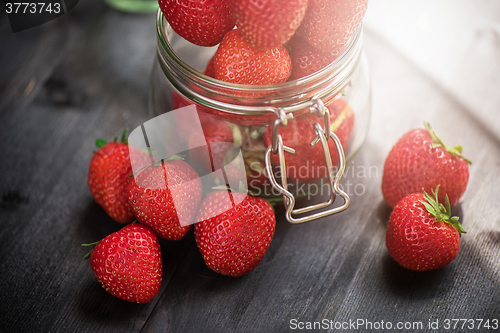 Image of Fresh ripe strawberry