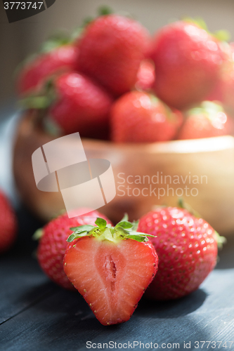 Image of Fresh ripe strawberry