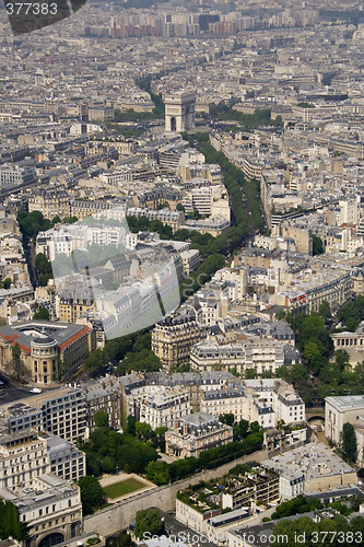 Image of Aerial view of Paris