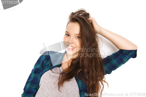 Image of happy smiling pretty teenage girl