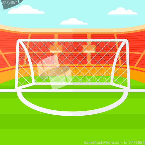 Image of Background of soccer stadium.