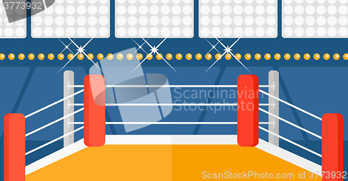 Image of Background of boxing ring.
