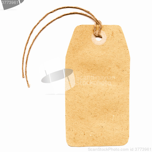 Image of  Tag label vintage