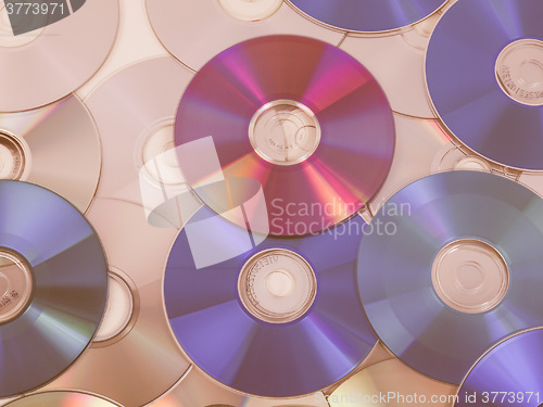 Image of  CD DVD DB Bluray disc vintage