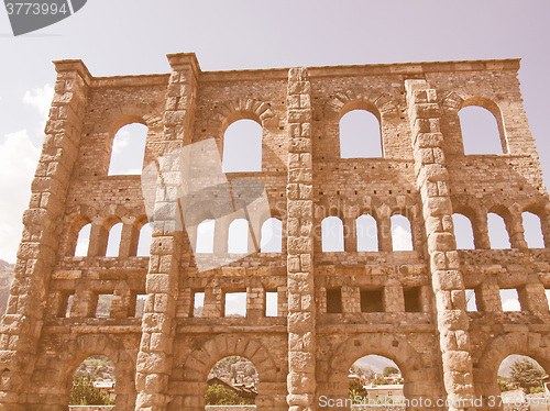 Image of Roman Theatre Aosta vintage