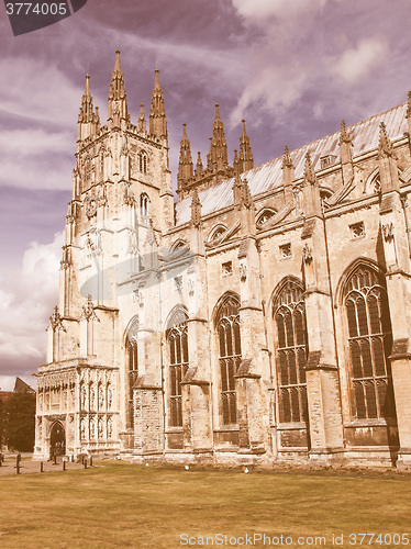 Image of Canterbury Cathedral vintage