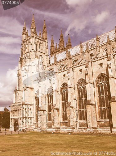 Image of Canterbury Cathedral vintage