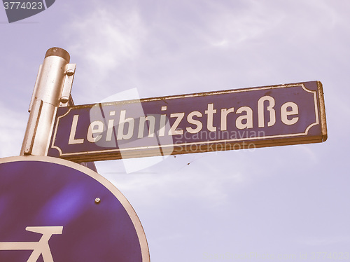Image of Street Sign vintage