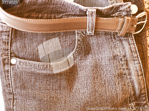 Image of  Blue jeans vintage