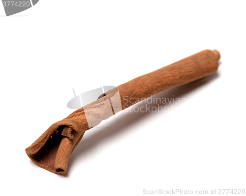 Image of Cinnamon stick isolated on white