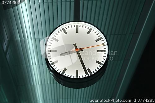 Image of Clock at a Station