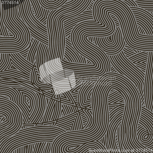 Image of Gray Wave Line Pattern