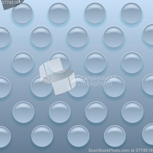 Image of Blue Bubblewrap Background. 