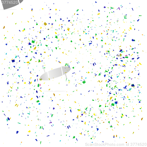 Image of Particles Background. Colorful Confetti 