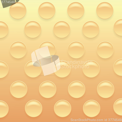 Image of Orange Bubblewrap Background. 