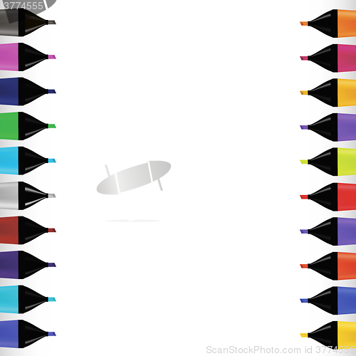 Image of Set od Colorful Markers