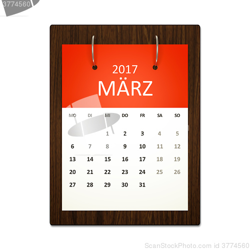 Image of Calendar Planning German 2017