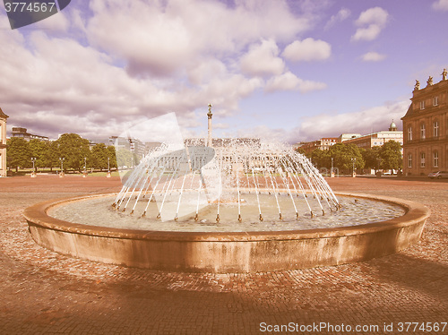 Image of Schlossplatz (Castle square) Stuttgart vintage