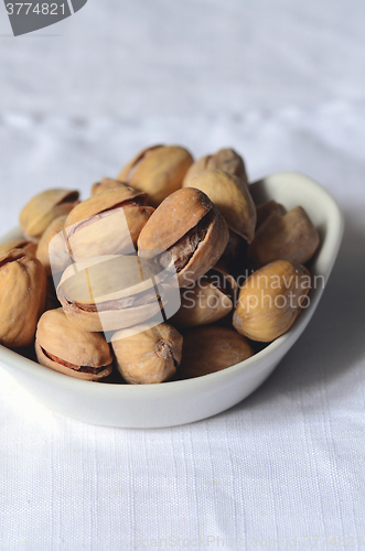 Image of Close up shot of pistachios