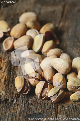 Image of Close up shot of pistachios