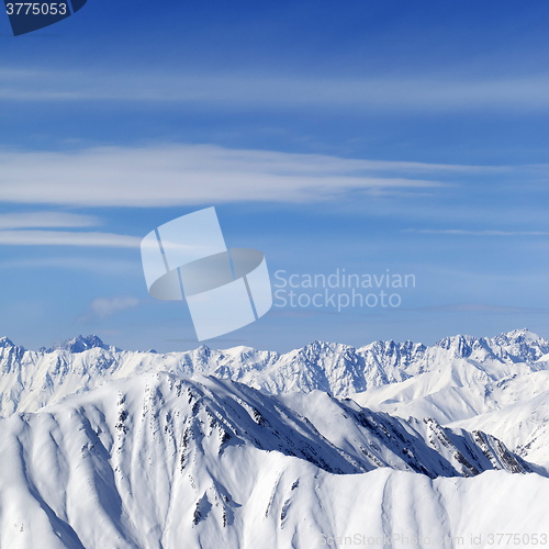 Image of Snowy mountains